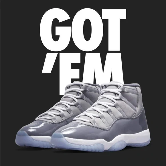 Deadstock Cool Grey 11s 10.5 Jordan 11 Retro Cool Grey 2021 Size 8.5, 9.5, 10.5, 11, 14  main image 2